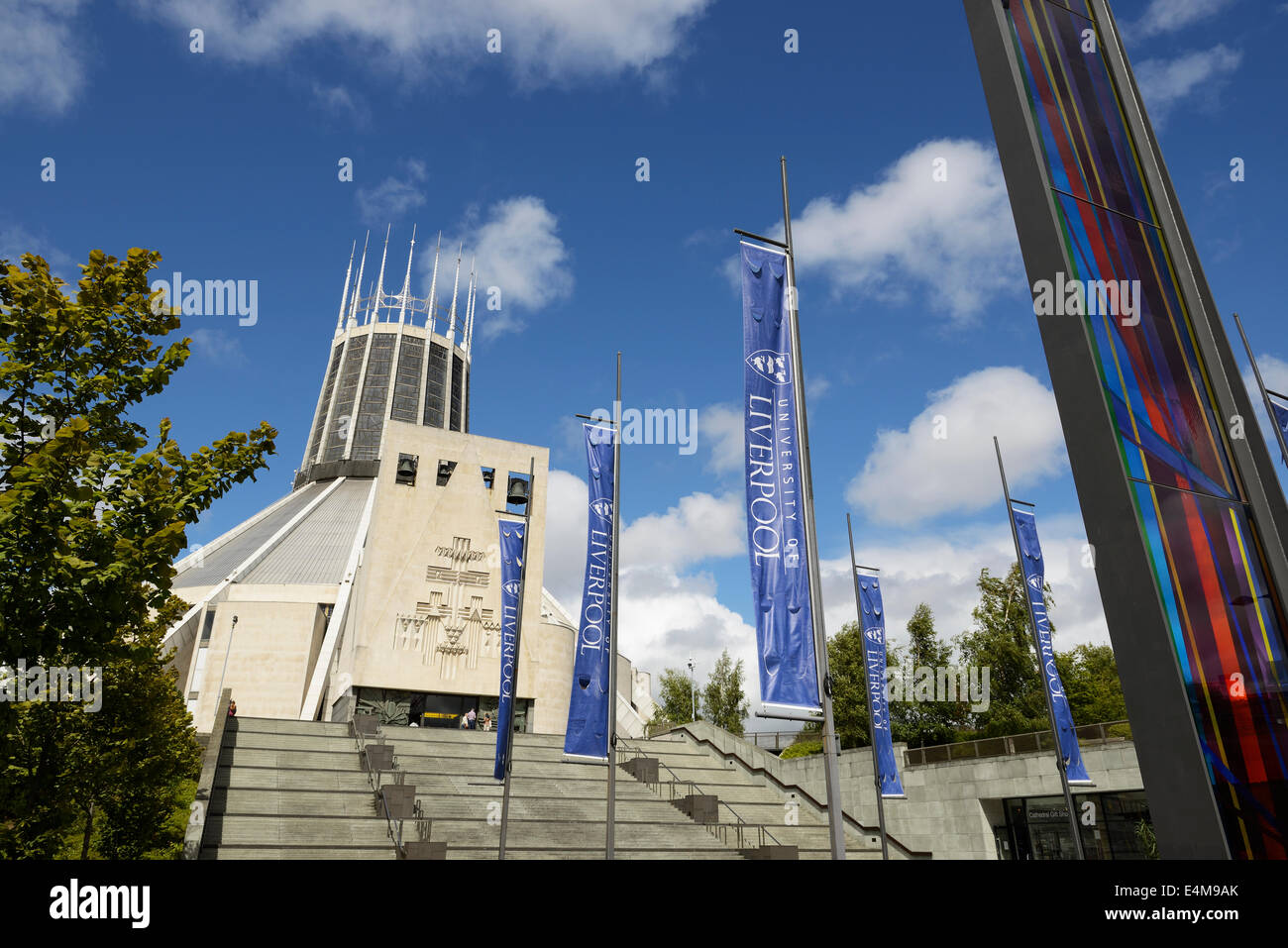 Liverpool Metropolitan Cathedral esterno Foto Stock