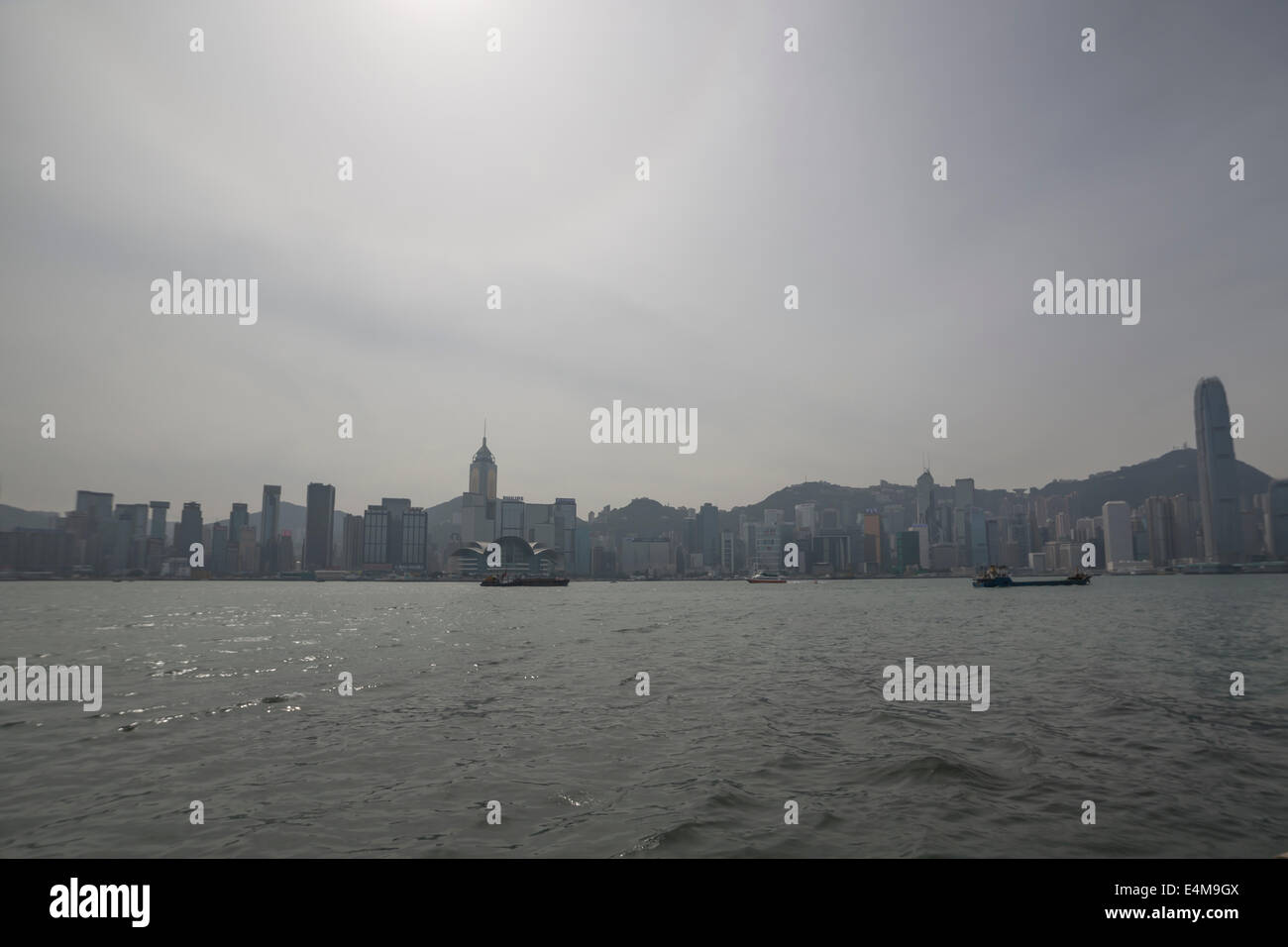 Il distretto centrale di Hong Kong la vista panoramica della cittã Foto Stock