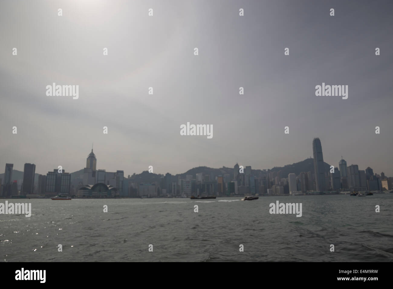 Il distretto centrale di Hong Kong la vista panoramica della cittã Foto Stock