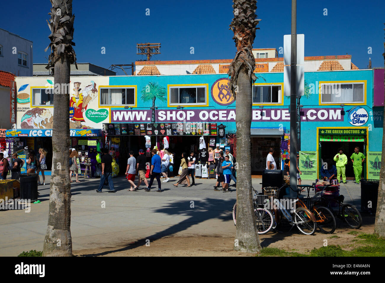 Negozi a Venice Beach, Los Angeles, California, Stati Uniti d'America Foto Stock