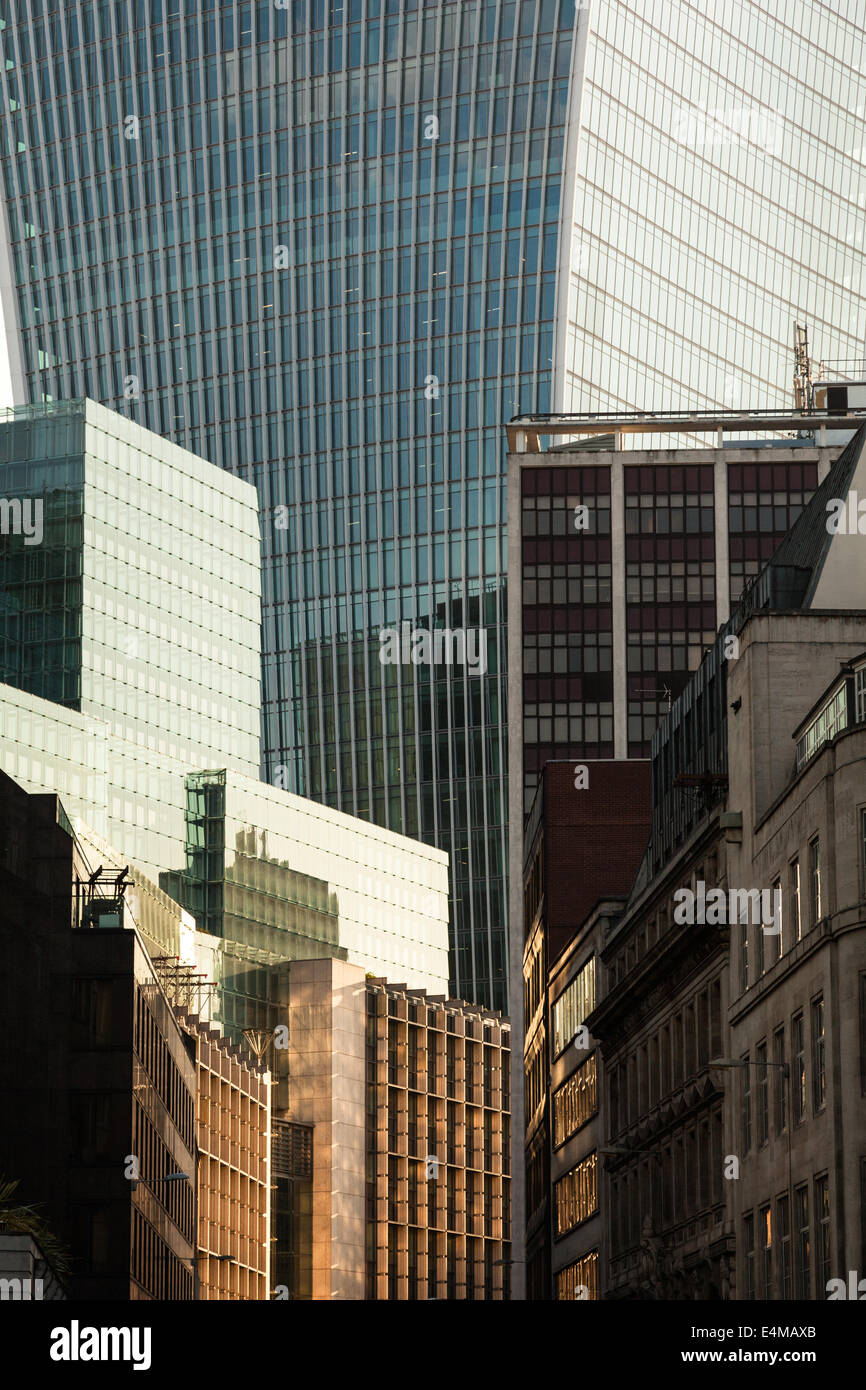 Uffici su Fenchurch Street,città di Londra, Inghilterra Foto Stock