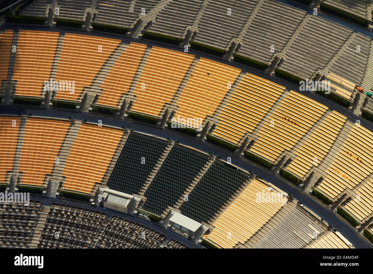 Hollywood Bowl, Hollywood, Los Angeles, California, Stati Uniti d'America - aerial Foto Stock