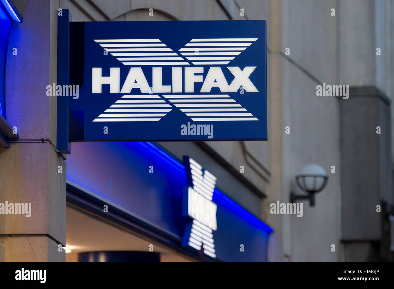 Halifax bank segno. Foto Stock