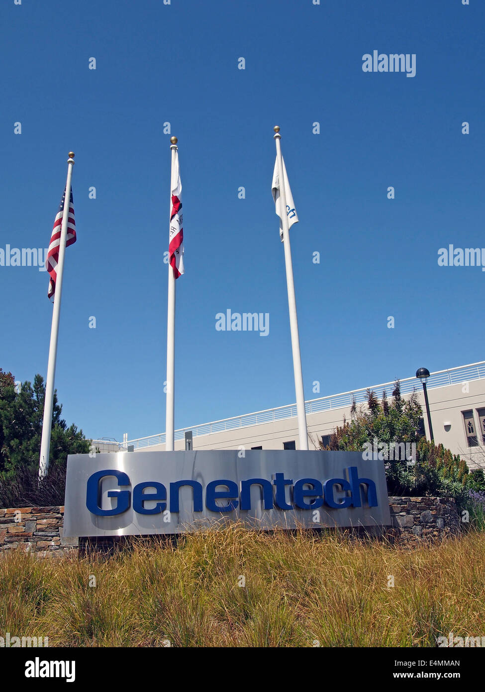 Genentech la sede aziendale, South San Francisco, California Foto Stock
