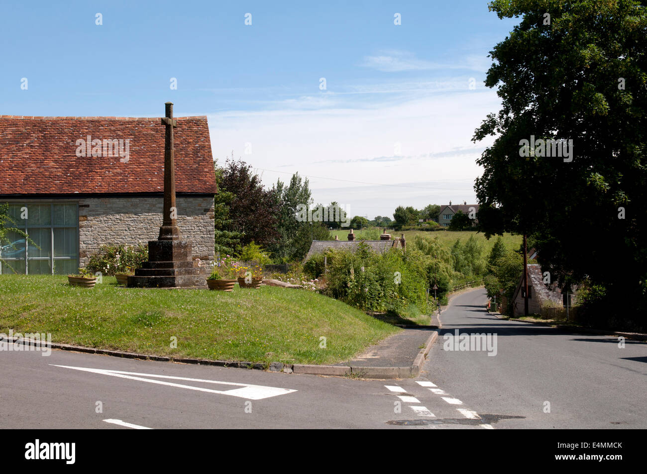 Maggiordomi Marston village, Warwickshire, Inghilterra, Regno Unito Foto Stock