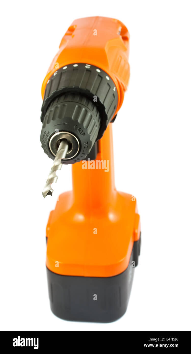 Trapano a batteria con bit di torsione Foto Stock