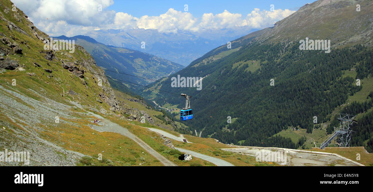 Grande Dixence valley, Svizzera Foto Stock