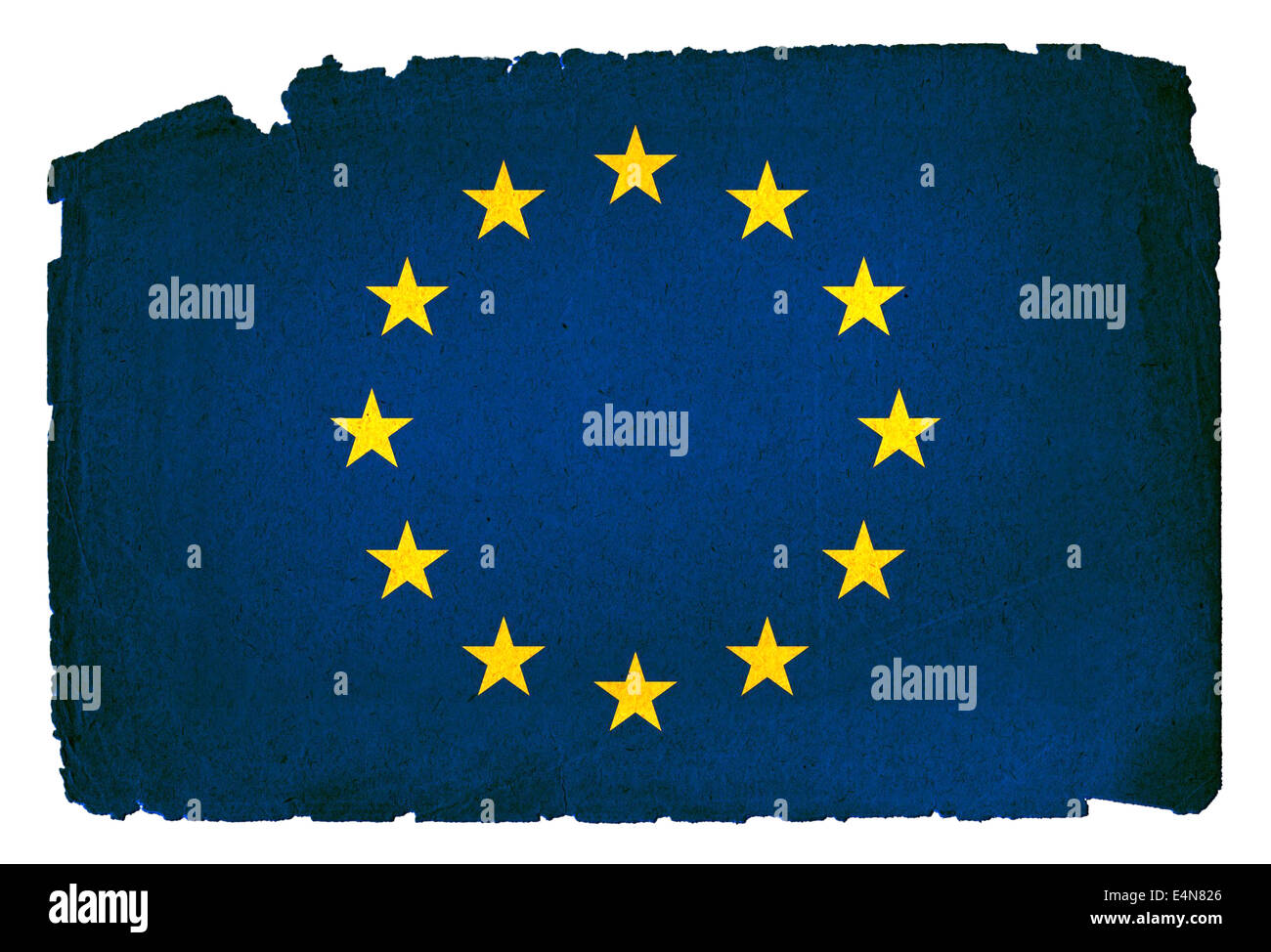 Grungy bandiera - Unione Europea Foto Stock