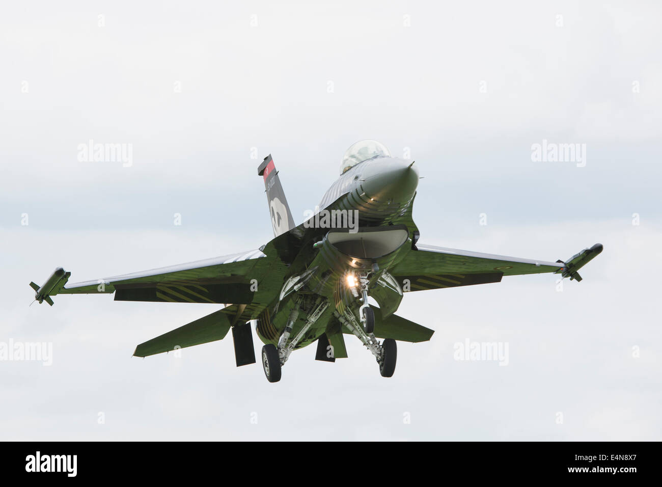 Turkish Air Force Lockheed Martin F16 'Solo Turk' Foto Stock