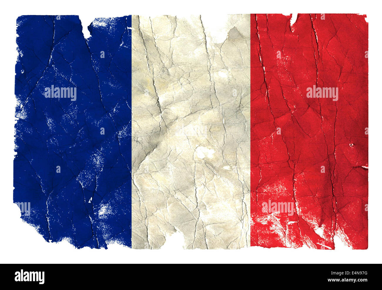 Grungy bandiera - Francia Foto Stock