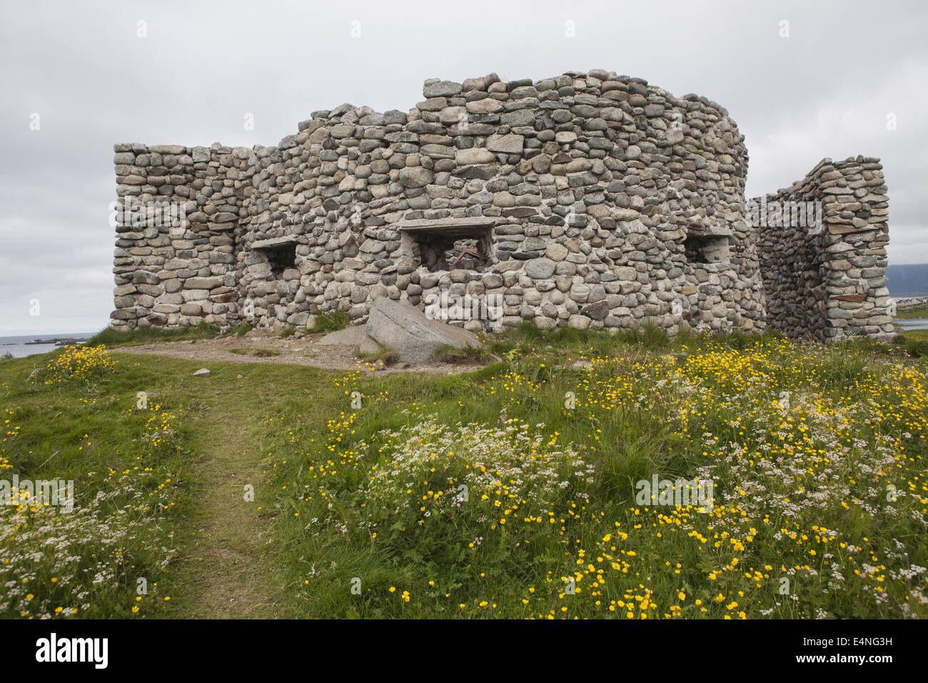 Borga Eggum, Isole Lofoten in Norvegia Foto Stock