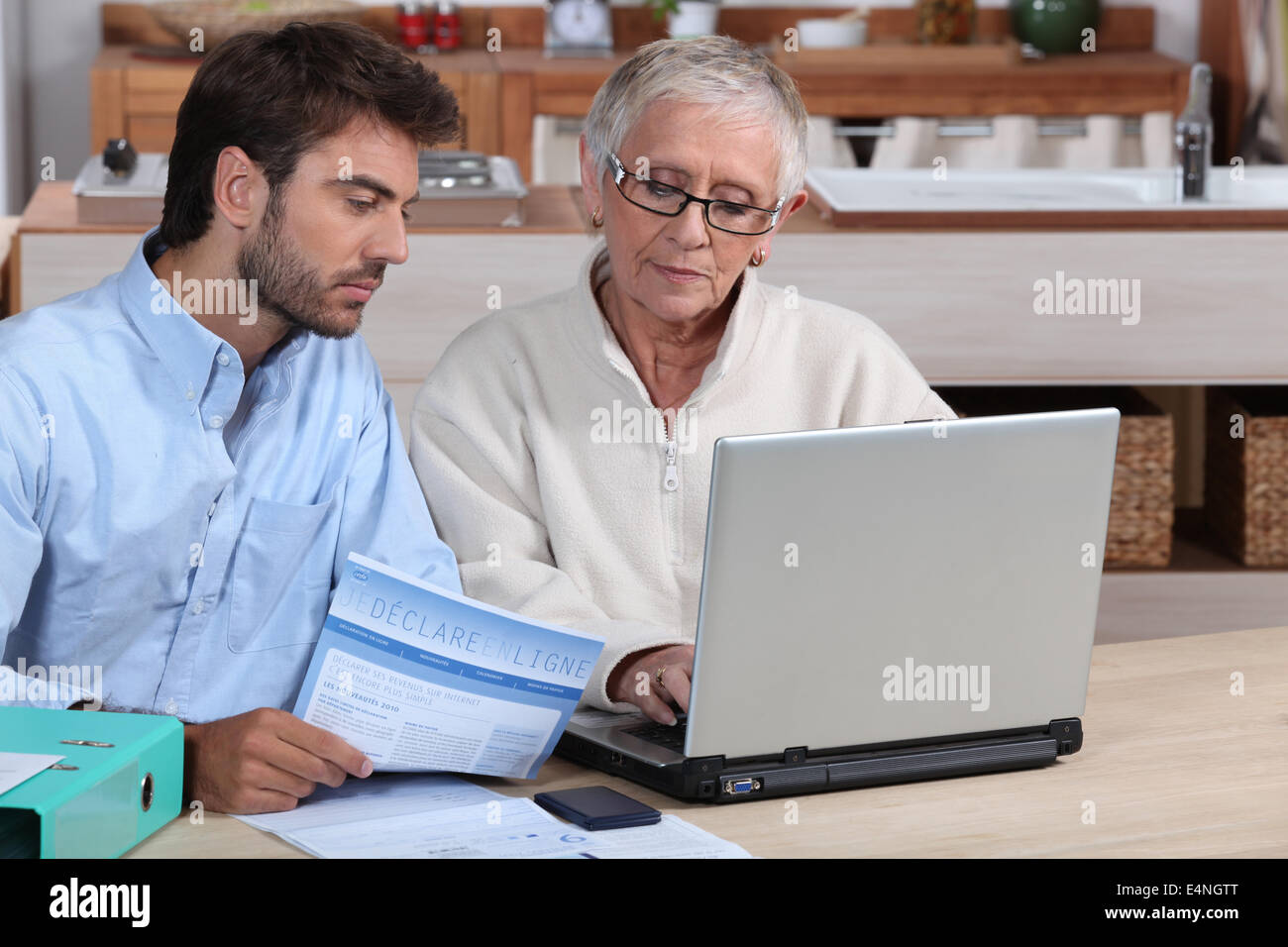 Lezioni private Foto Stock