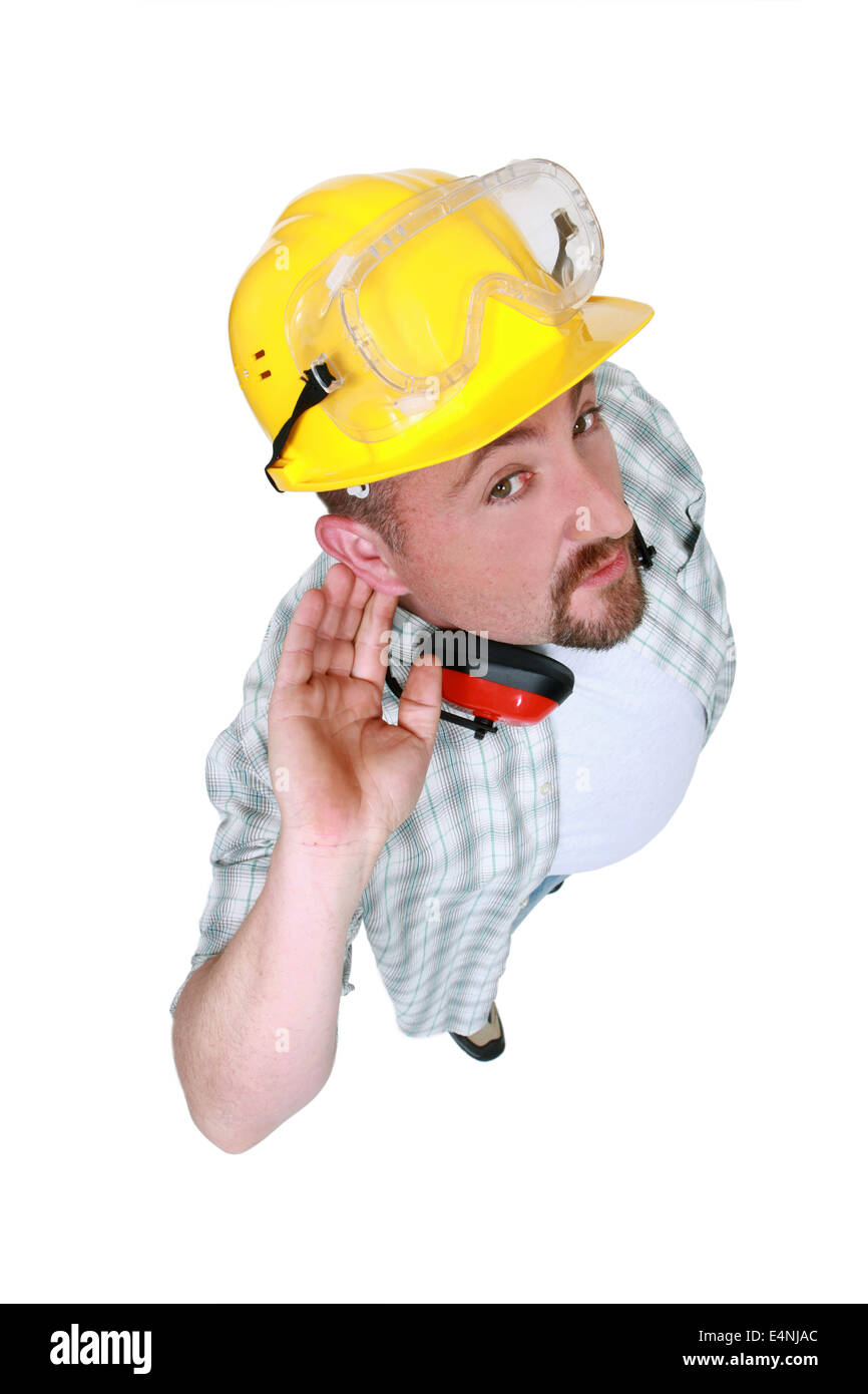 Ascolto Builder Foto Stock Ascolto Builder Foto Stock