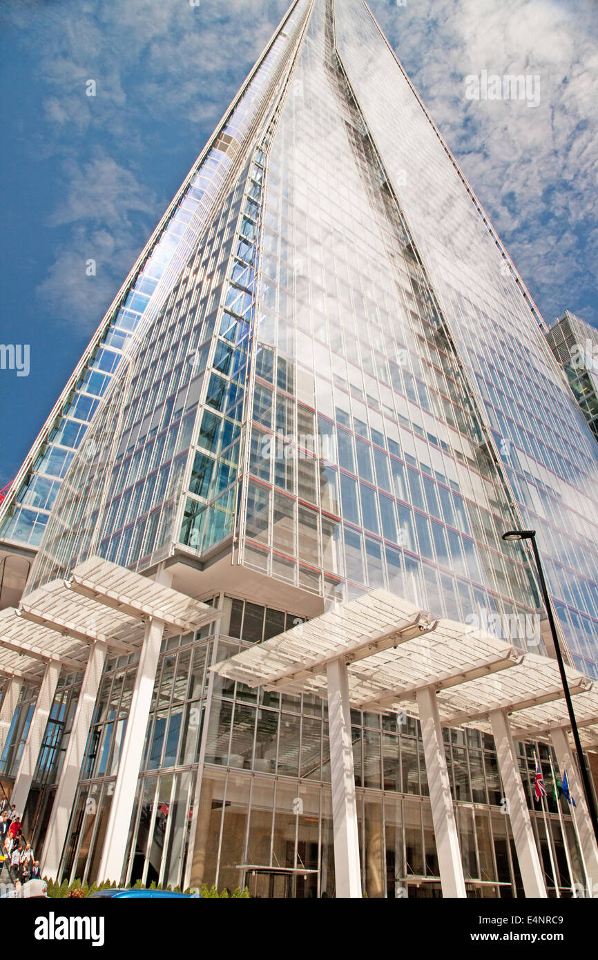 L'hotel Shangri-La nella costruzione di Shard,Londra,UK Foto Stock
