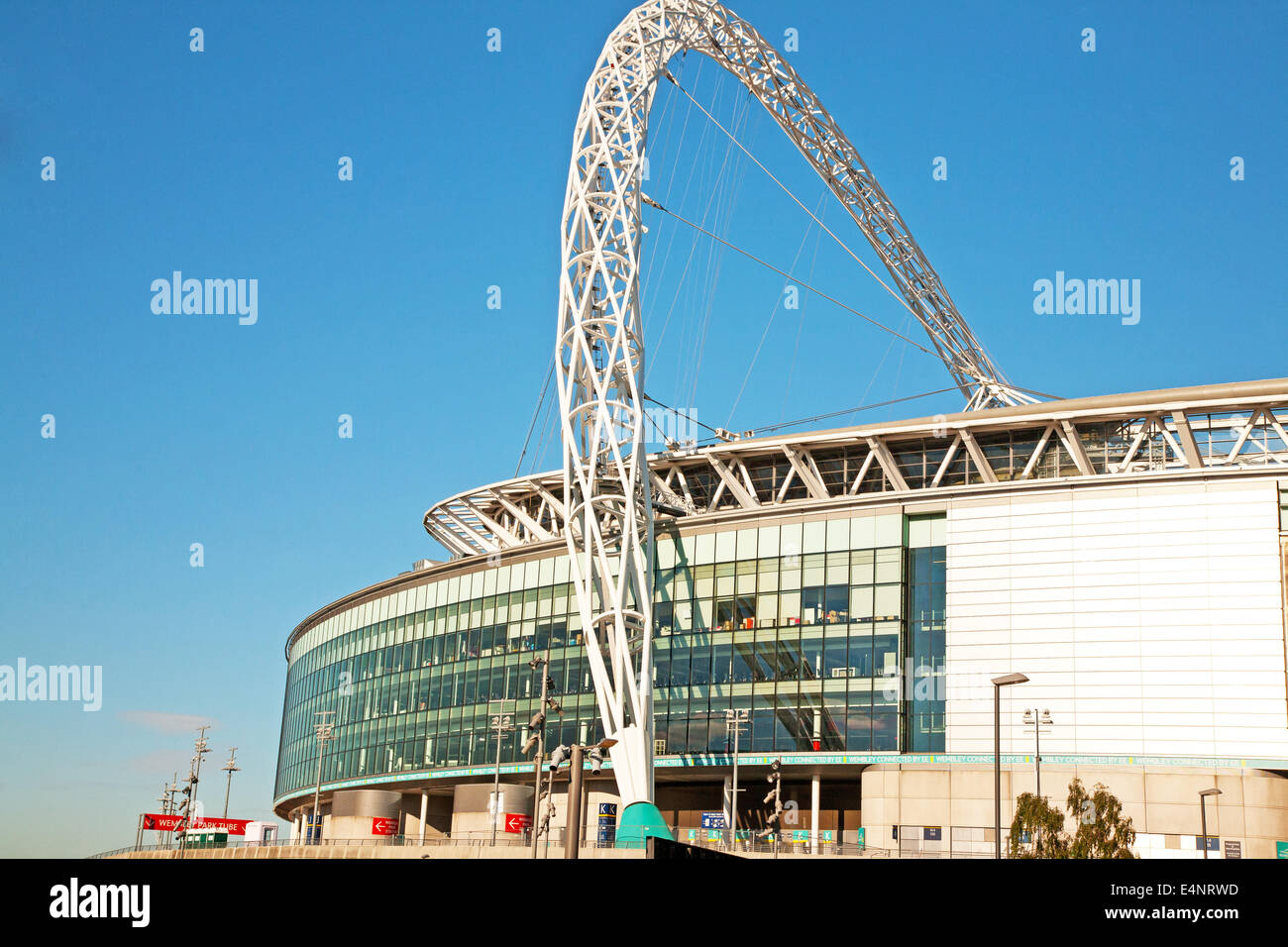 Lo stadio di Wembley, London, Regno Unito Foto Stock