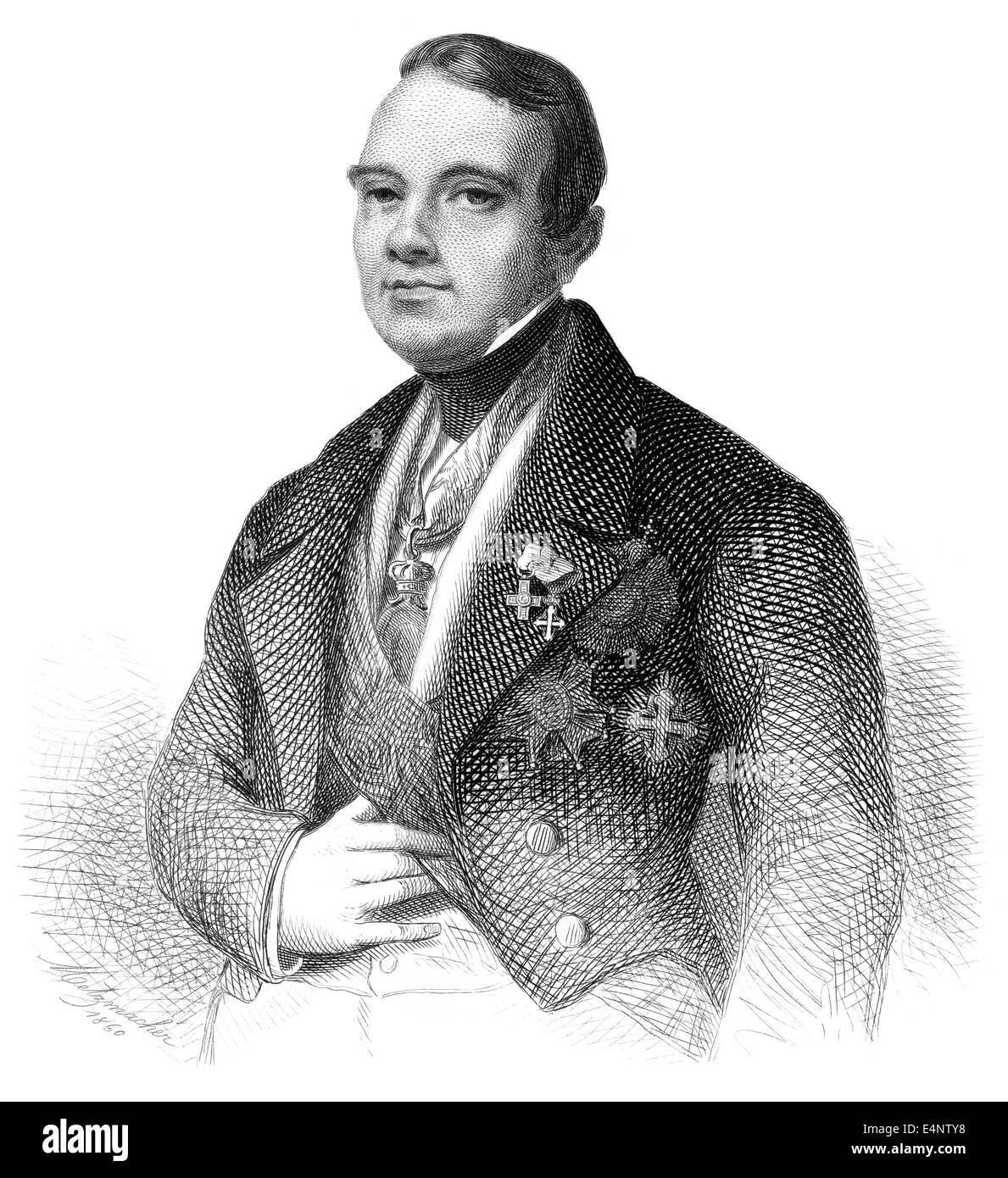 Giovanni Antonio Luigi Cibrario, 1802 - 1870, un statista italiano e storico, Foto Stock