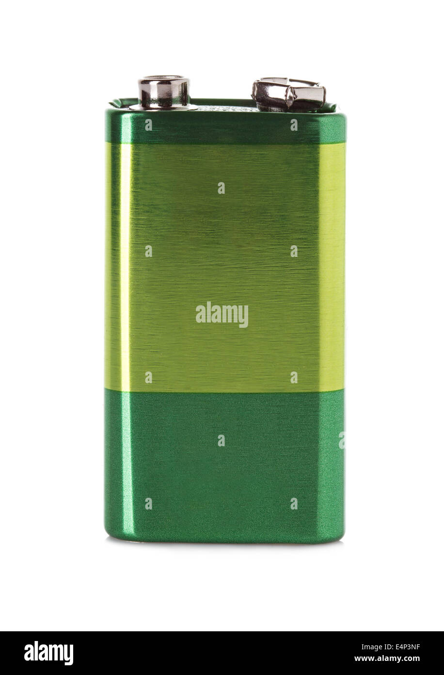 Batteria isolato su sfondo bianco Foto Stock