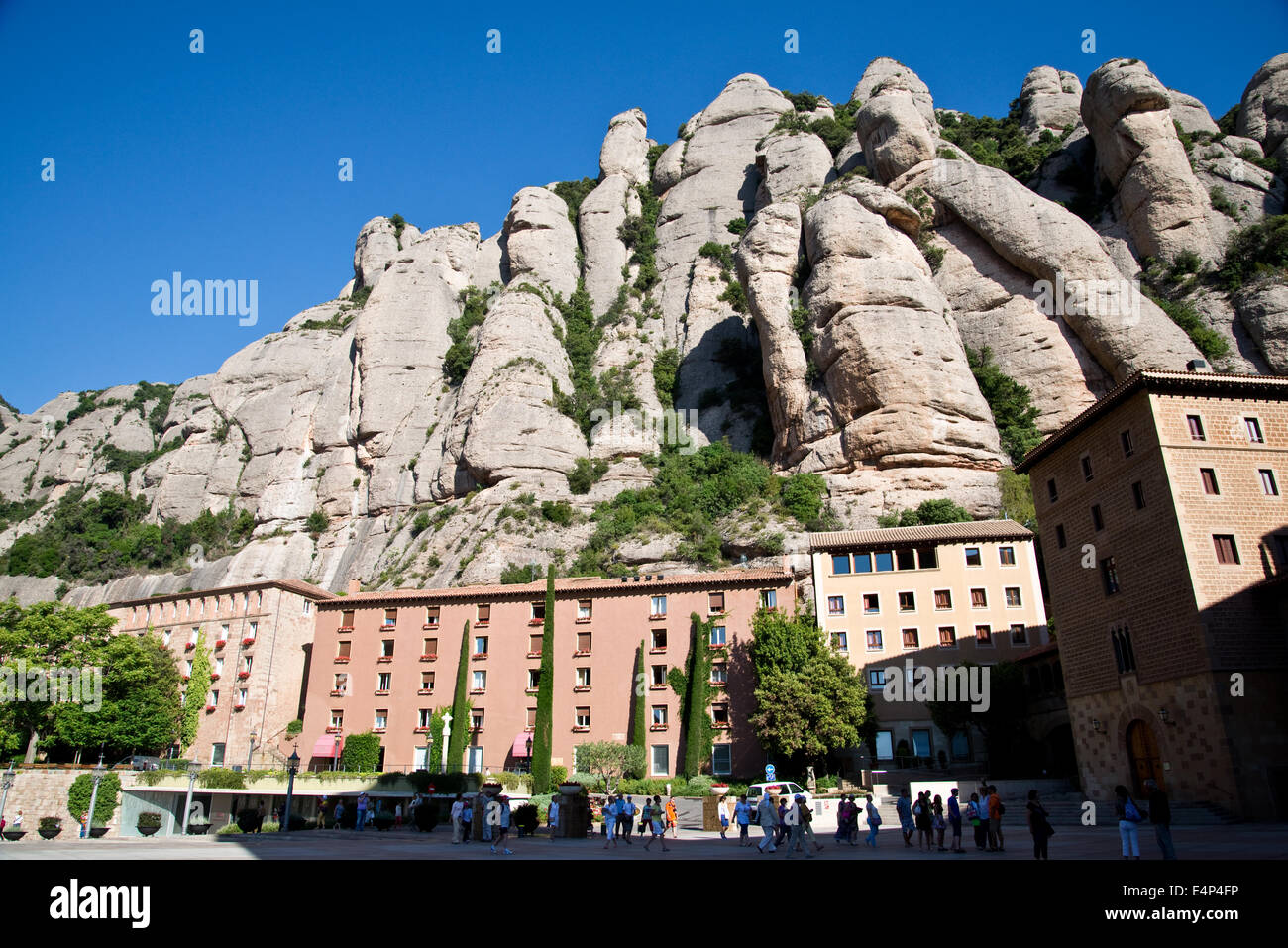 La Madonna Nera Dove Si Trova Montserrat è un multi-picco montagna in Spagna dove si trova l'Abbazia