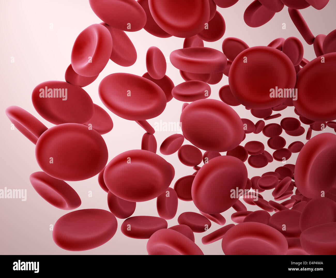 Globuli rossi Foto Stock