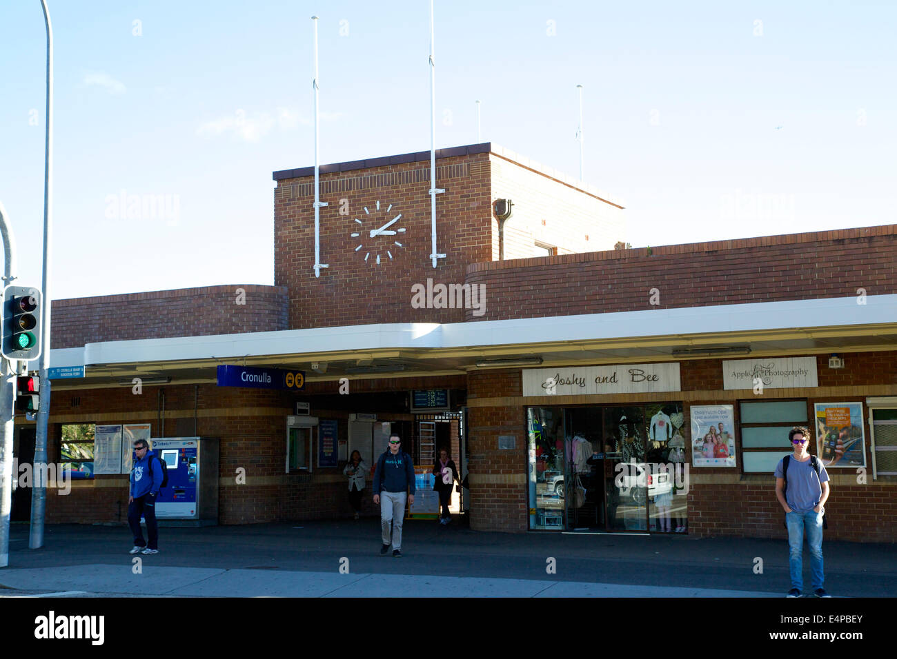 Cronulla stazione a Sydney del sud. Foto Stock