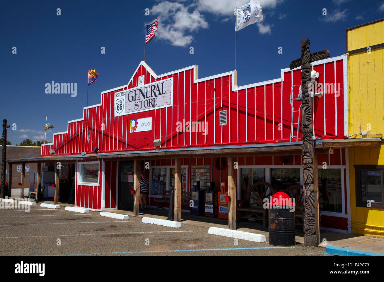 General Store, Seligman, storico U.S. Route 66, Arizona, Stati Uniti d'America Foto Stock
