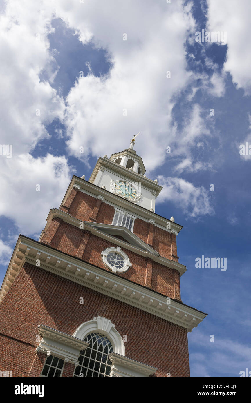 La sala dell'indipendenza, Philadelphia STATI UNITI D'AMERICA Foto Stock