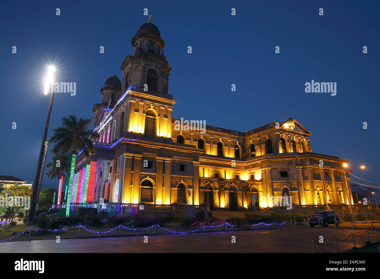 La vecchia cattedrale, Managua, Nicaragua Foto Stock