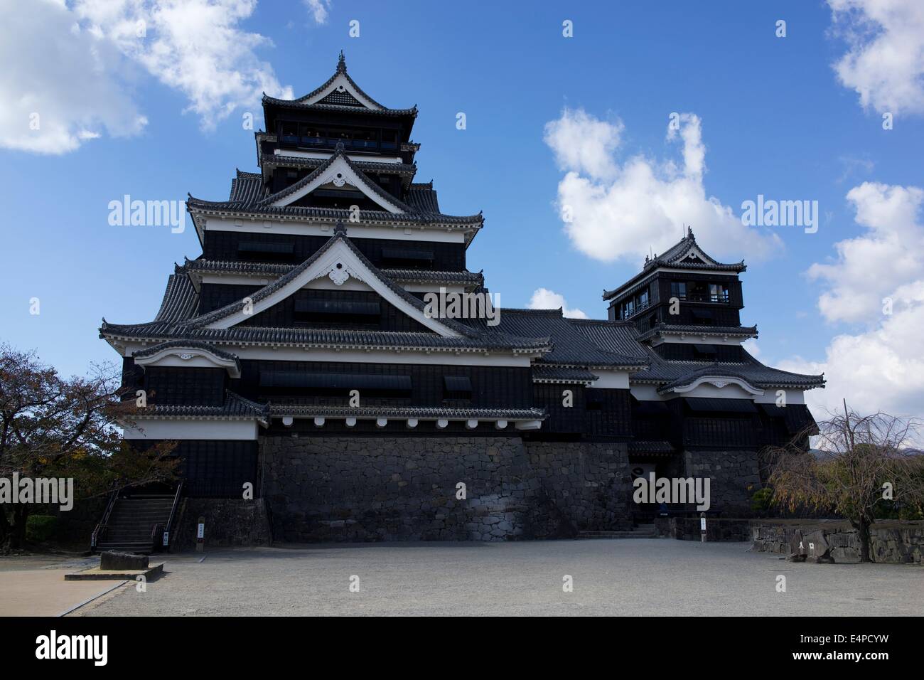 Castello di Kumamoto nella città di Kumamoto, Giappone Foto Stock