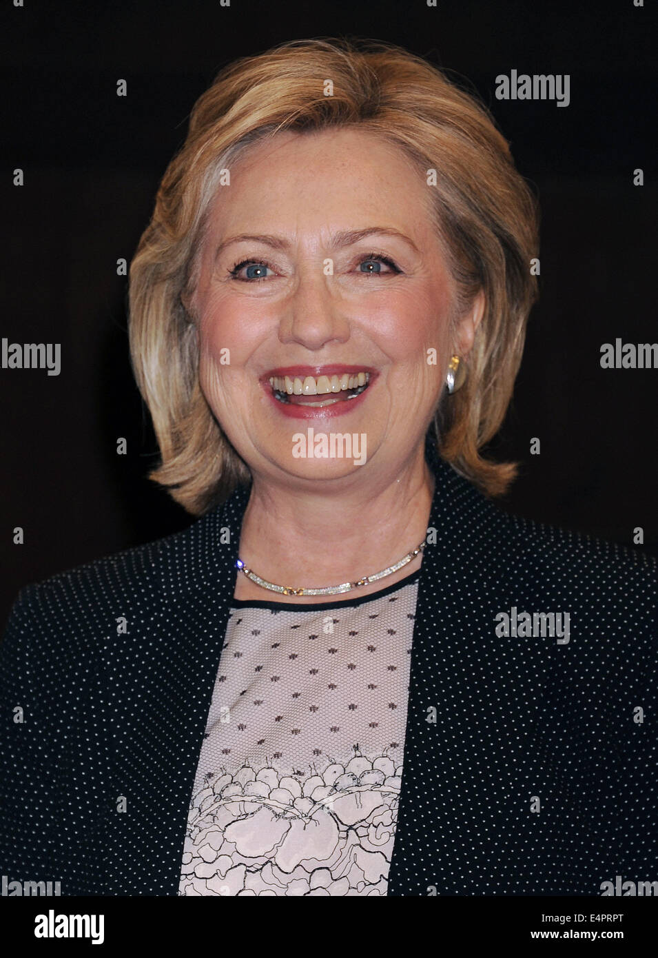 HILARY CLINTON noi stateswoman nel luglio 2014. Foto di Jeffrey Mayer Foto Stock
