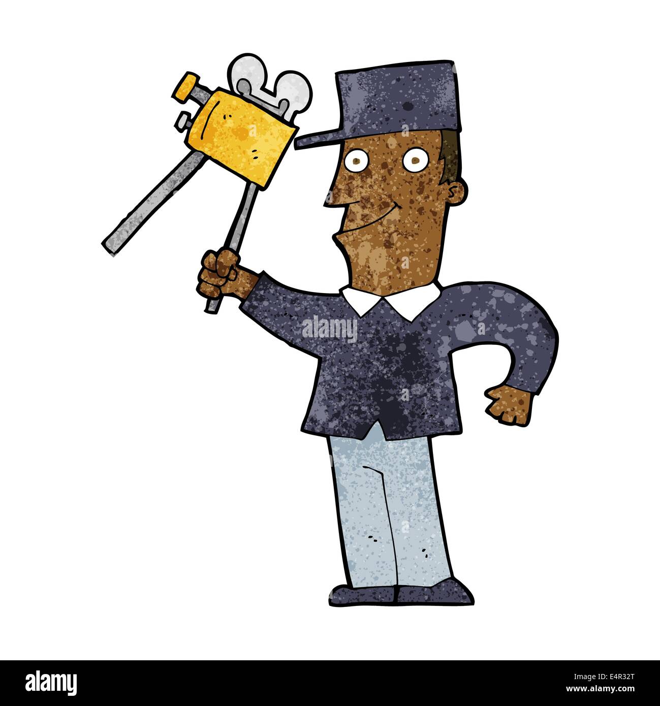 Cartoon film maker Illustrazione Vettoriale