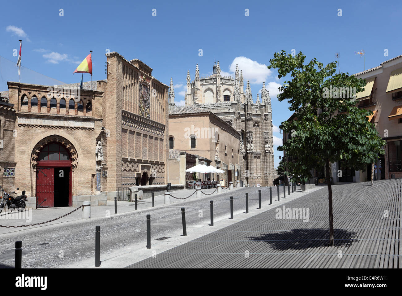 Piazza di Toledo, Castilla-La Mancha, in Spagna Foto Stock