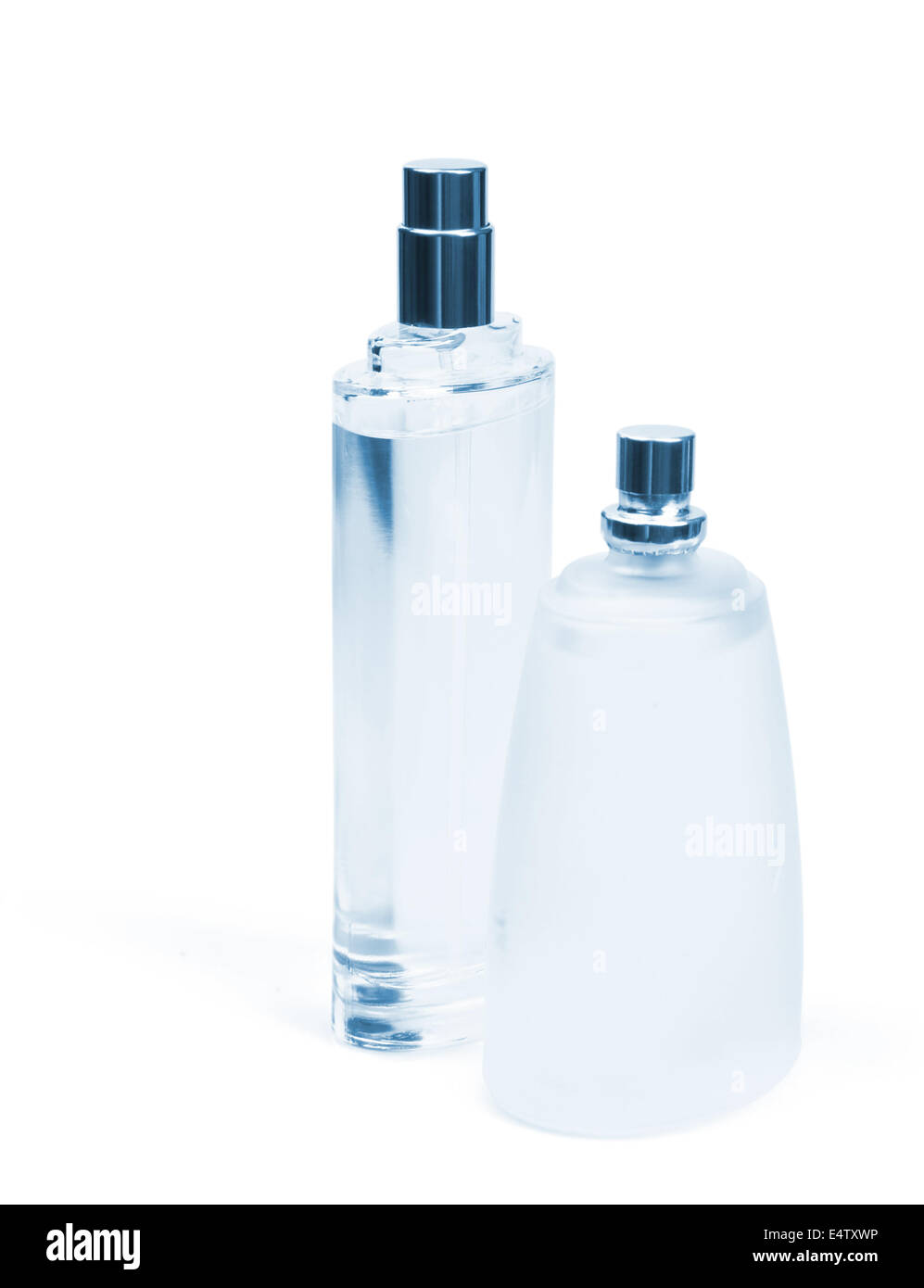 Bottiglie di vetro di profumo Foto Stock