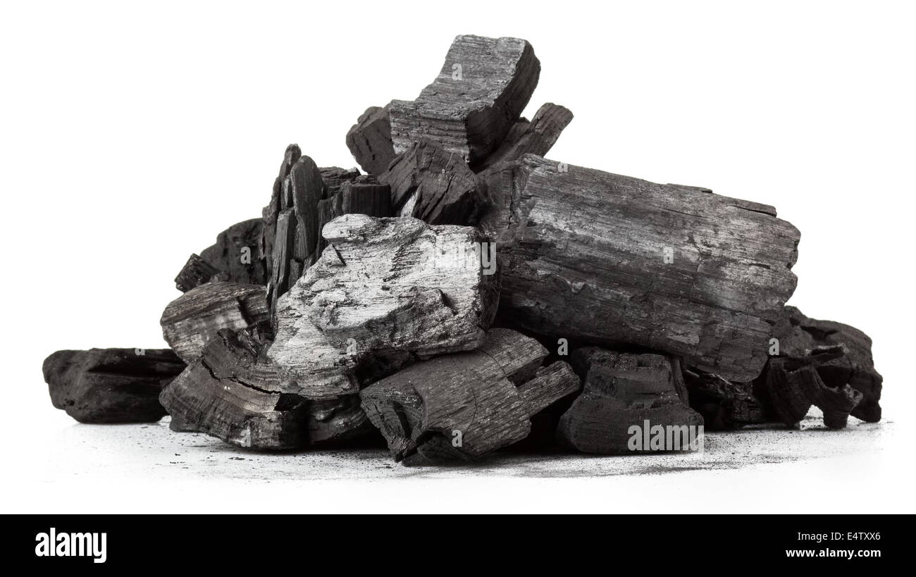 carbone di legna Foto Stock