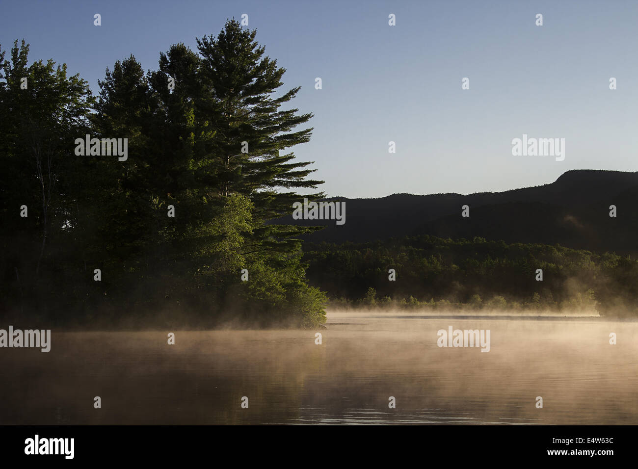 Mattina sul Lago Foto Stock