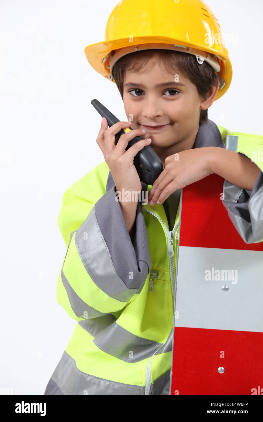 Medicazione per bambini fino Foto Stock