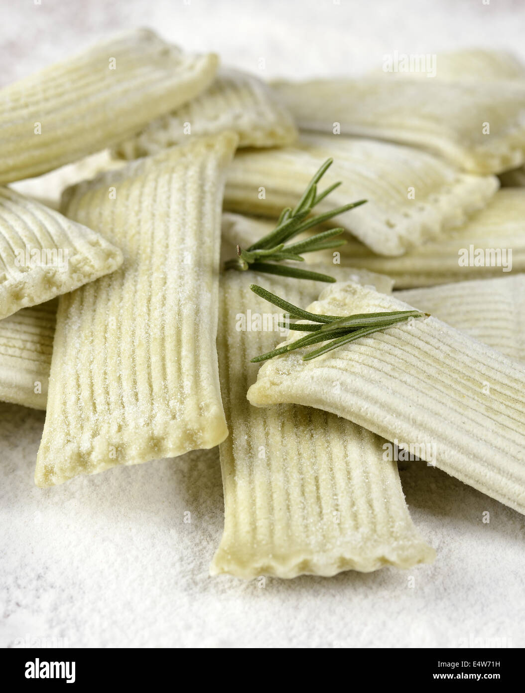 Italian pasta ripiena Foto Stock