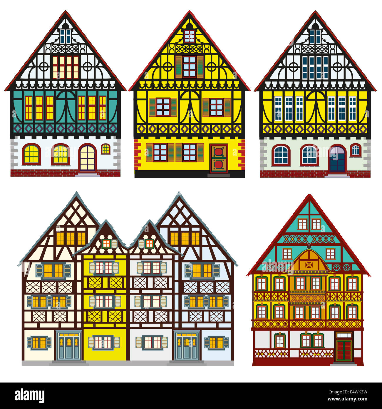 Agriturismi in Europa vecchia Foto Stock