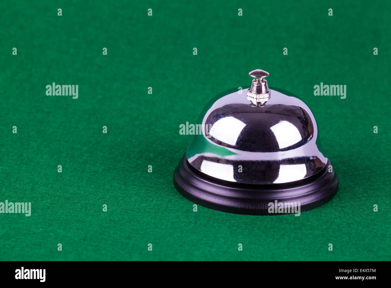 Allarme di argento campana di servizio Foto Stock