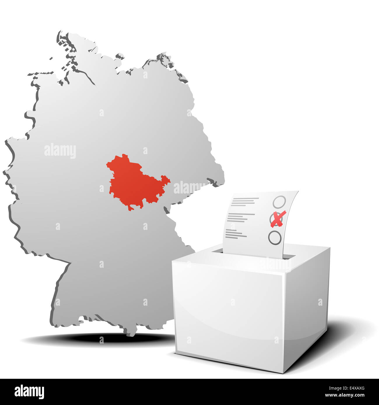 Voto Germania Turingia Foto Stock