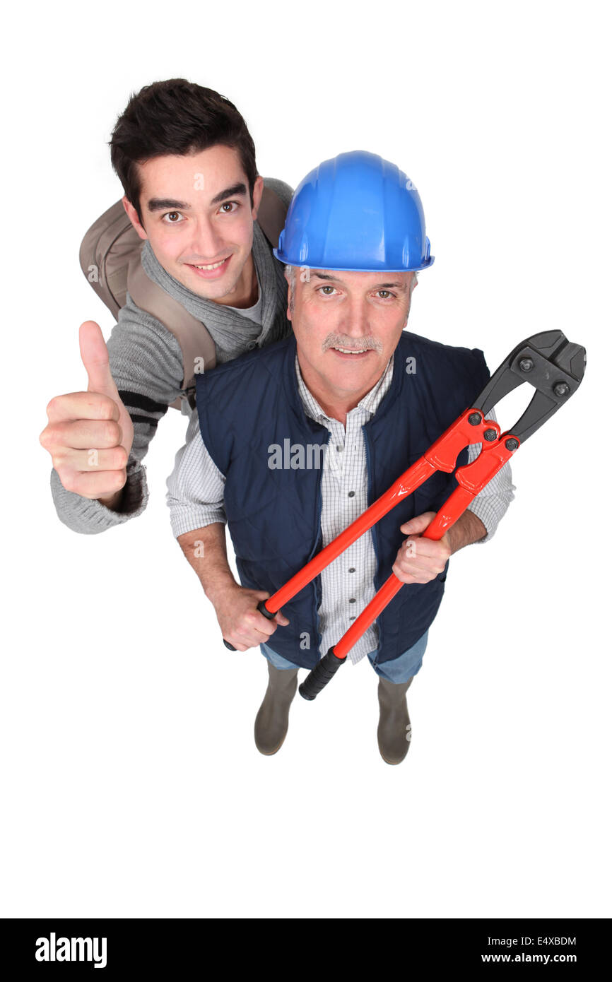 Felice il nuovo motorino di avviamento con risalto Foto Stock