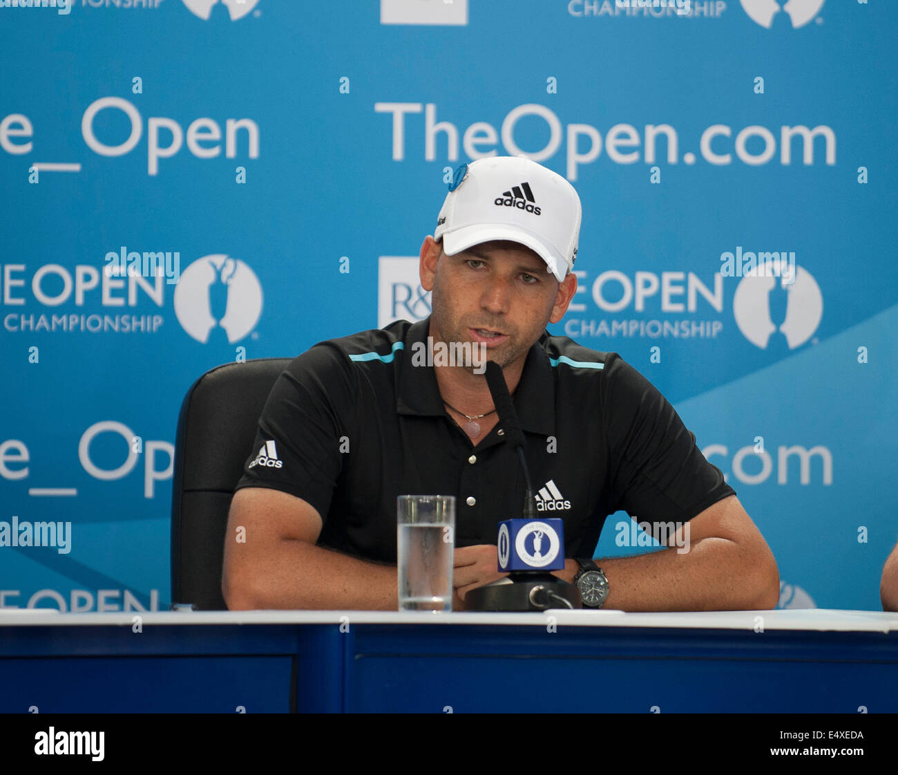 Hoylake, UK. 17 Luglio, 2014. L'Open di Golf durante il primo round. Credit: Azione Plus immagini di sport/Alamy Live News Foto Stock