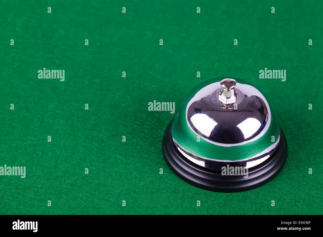 Allarme di argento campana di servizio Foto Stock