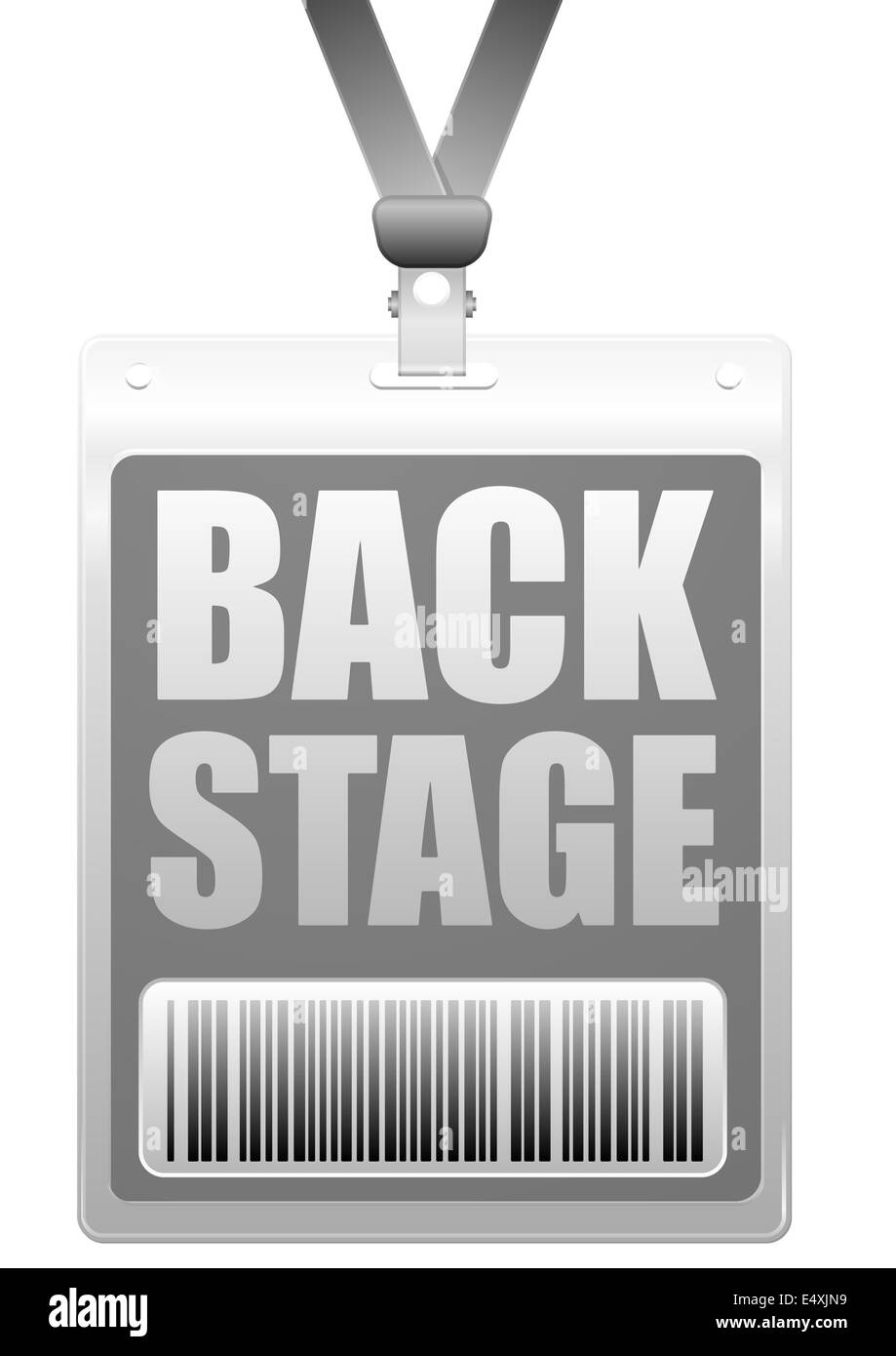 Distintivo di backstage Foto Stock