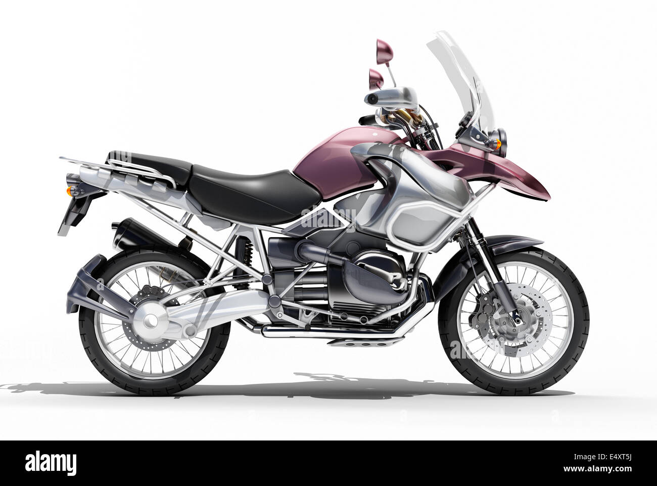 Dual-moto sportive di close-up Foto Stock