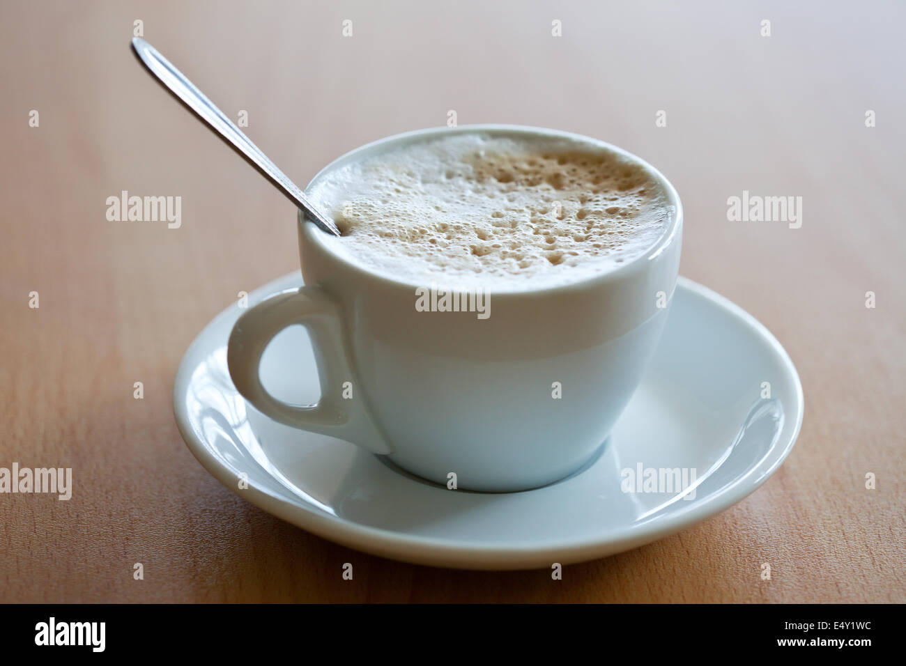 Tazza di caffè con crema Foto Stock