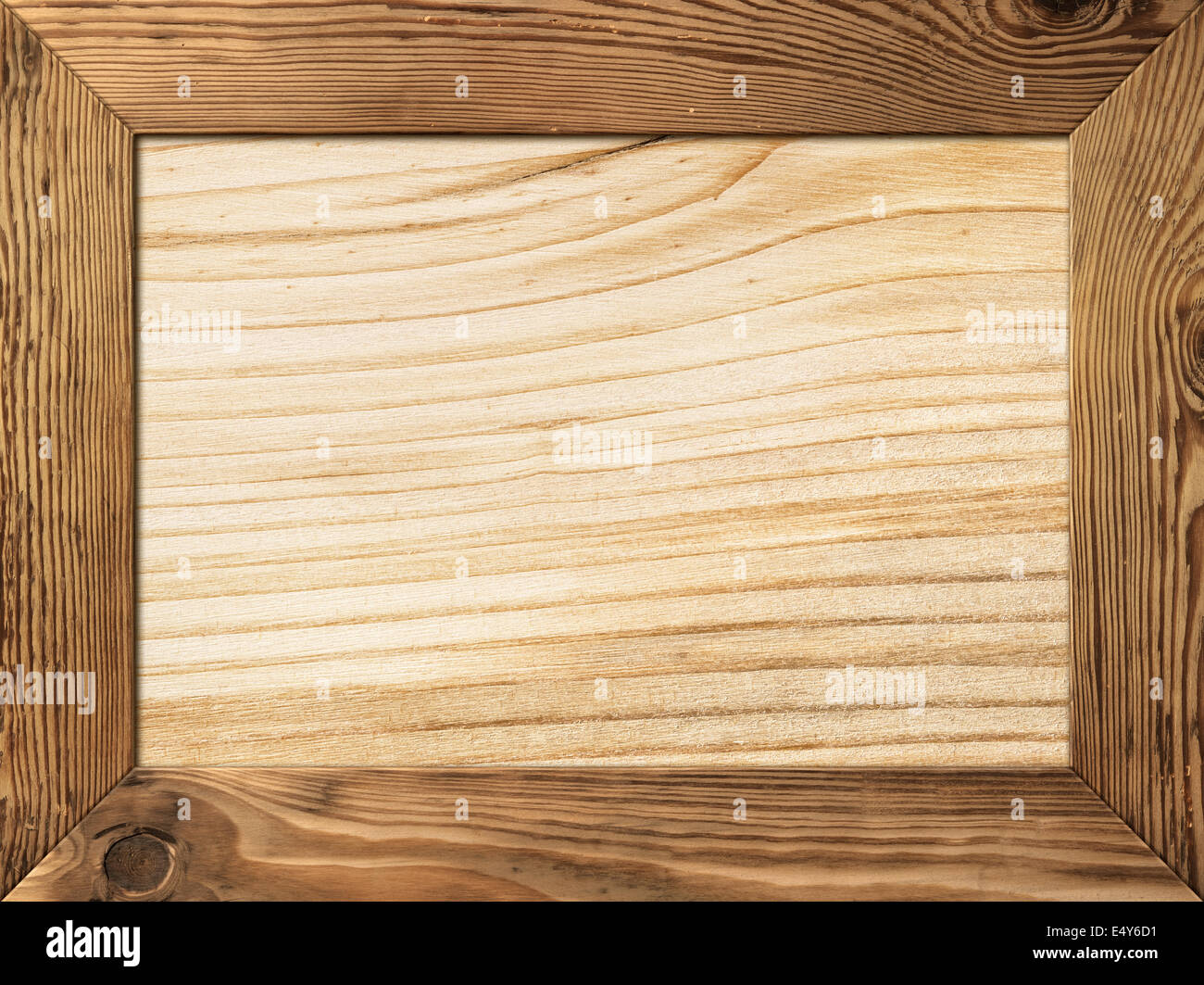 Cornice in legno Foto Stock