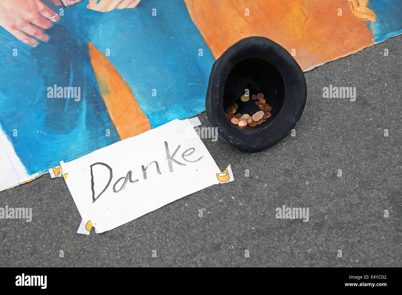 arte di strada Foto Stock