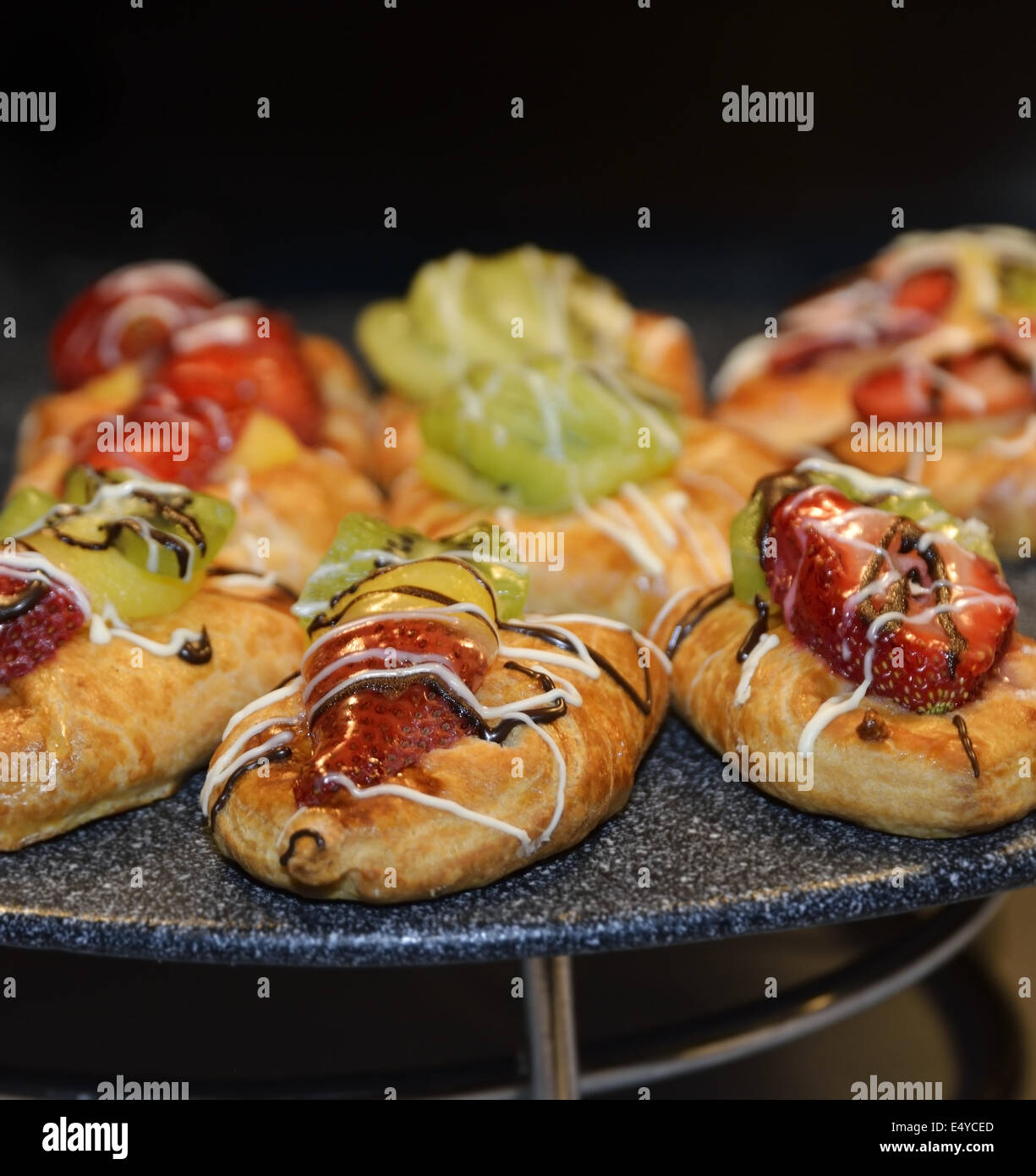 Dessert di frutta Foto Stock