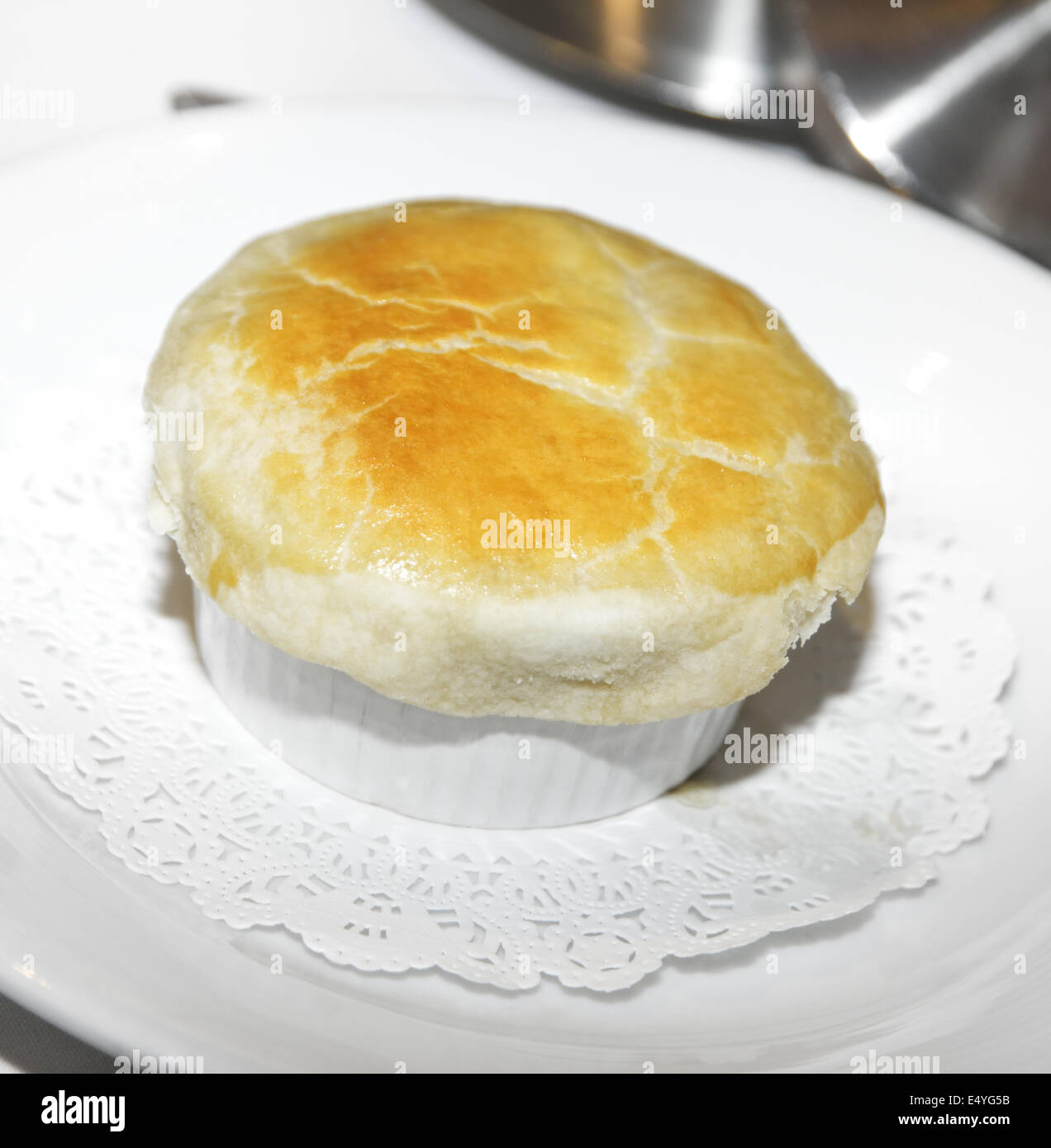 Zuppa di cipolle francese Foto Stock