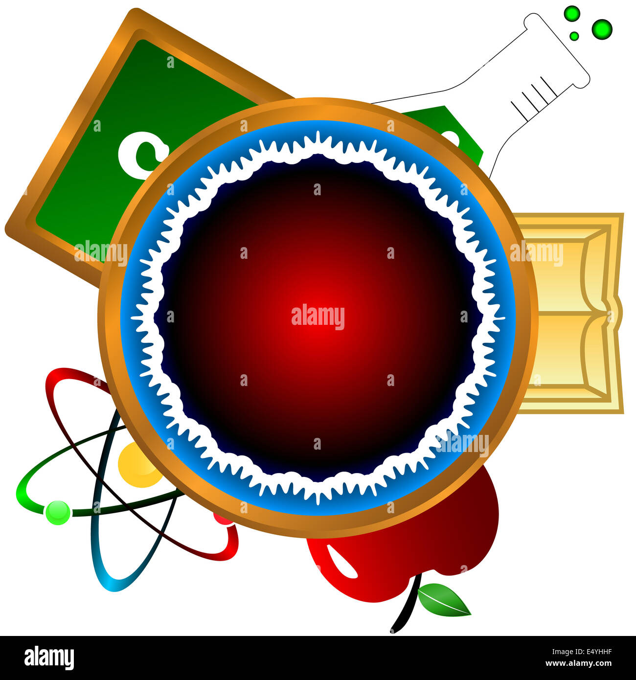 Icona di scienza Foto Stock